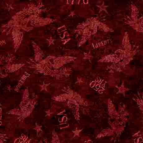 1776-Tonal_American_Eagle_Garnet_2600-31664-M_Cotton_Fabric