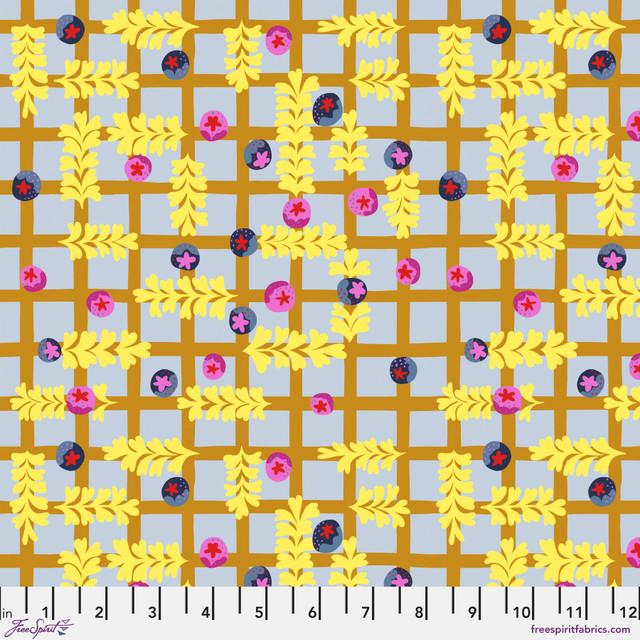 Blostma_Song-Blueberry_Dancefloor_Mustard_PWPE003_MUSTARD_Cotton_Fabric