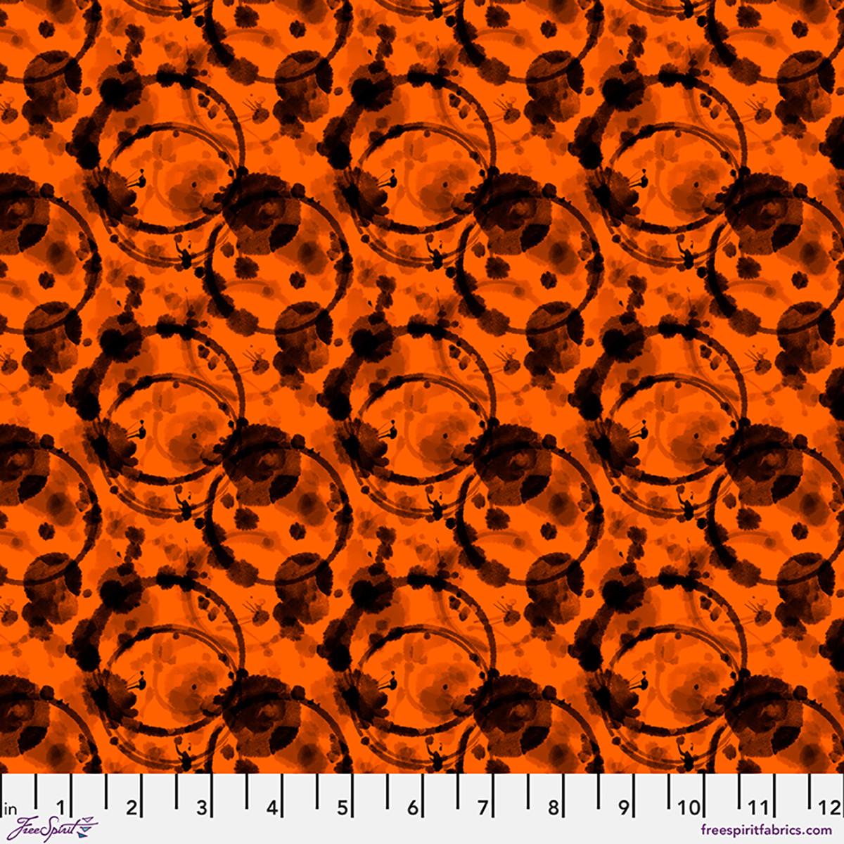 Chain_Mail-Ink_Orange_PWRH144_ORANGE_Cotton_Fabric