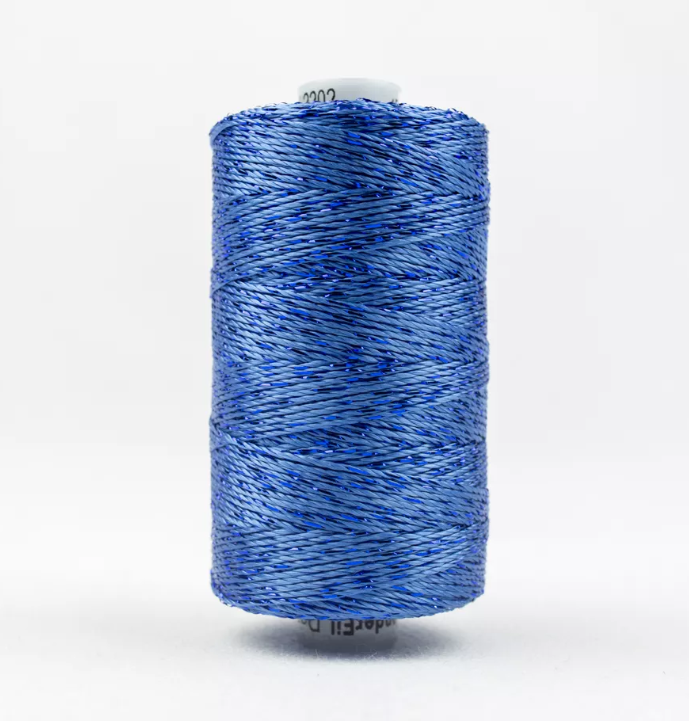 Dazzle_8wt_Metallic_Thread_183m-Baltic_Blue_DZ-2202
