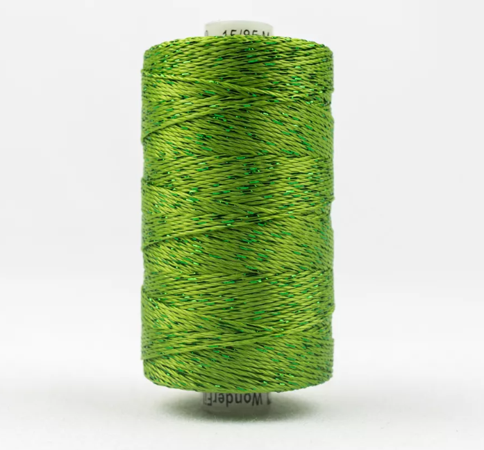 Dazzle_8wt_Metallic_Thread_183m-Grass_Green_DZ-280
