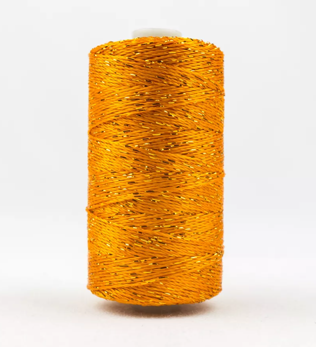 Dazzle_8wt_Metallic_Thread_183m-Pumpkin_DZ-2108