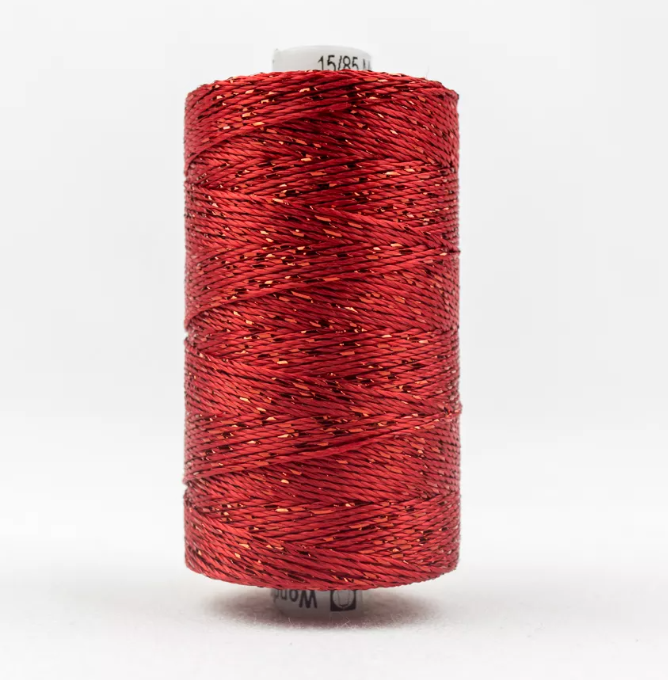 Dazzle_8wt_Metallic_Thread_183m-Tomato_Red_DZ-1267