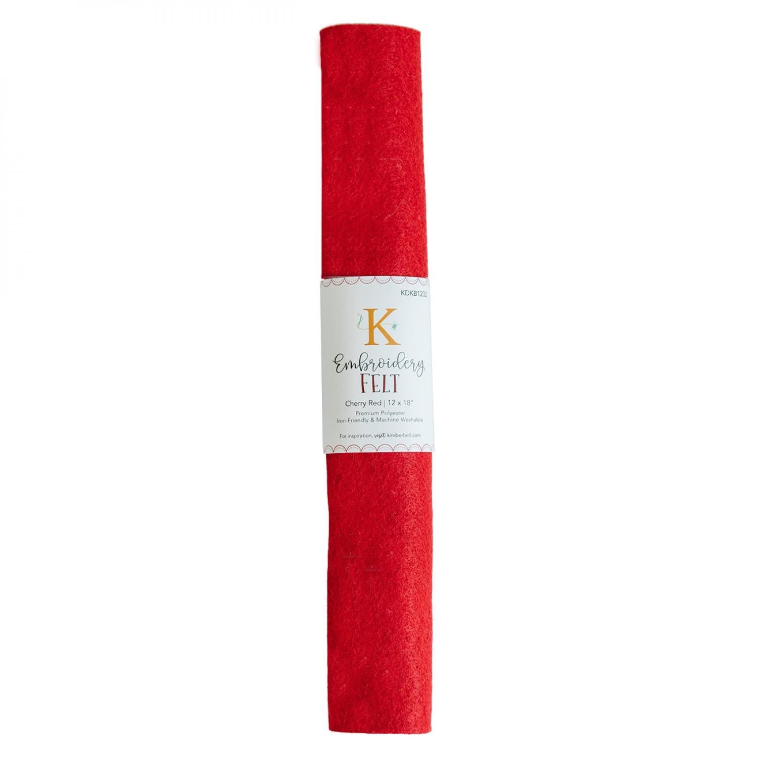 Embroidery_Felt_12x18-Cherry_red_KDKB1232