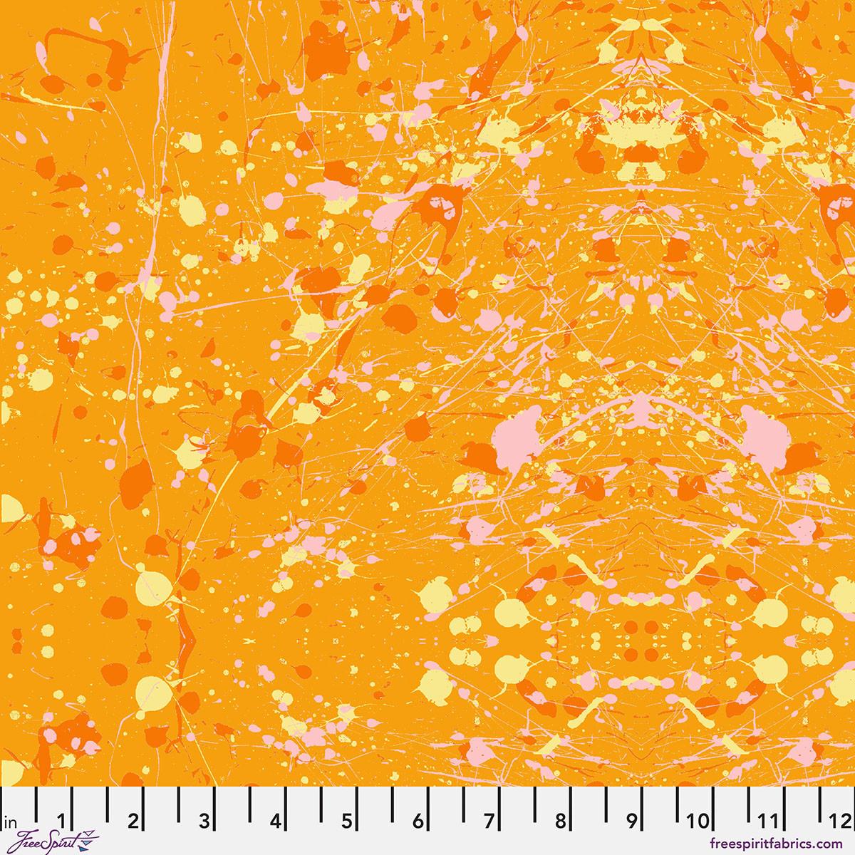Hue-Rorschach_Persimmon_PWGG016_PERSIMMON_Cotton_Fabric