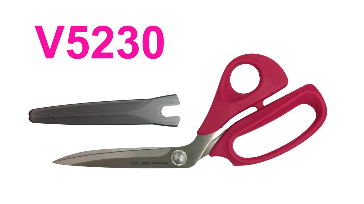 KAI_9_Bent_Berry_Scissors_V5230-9_Berry