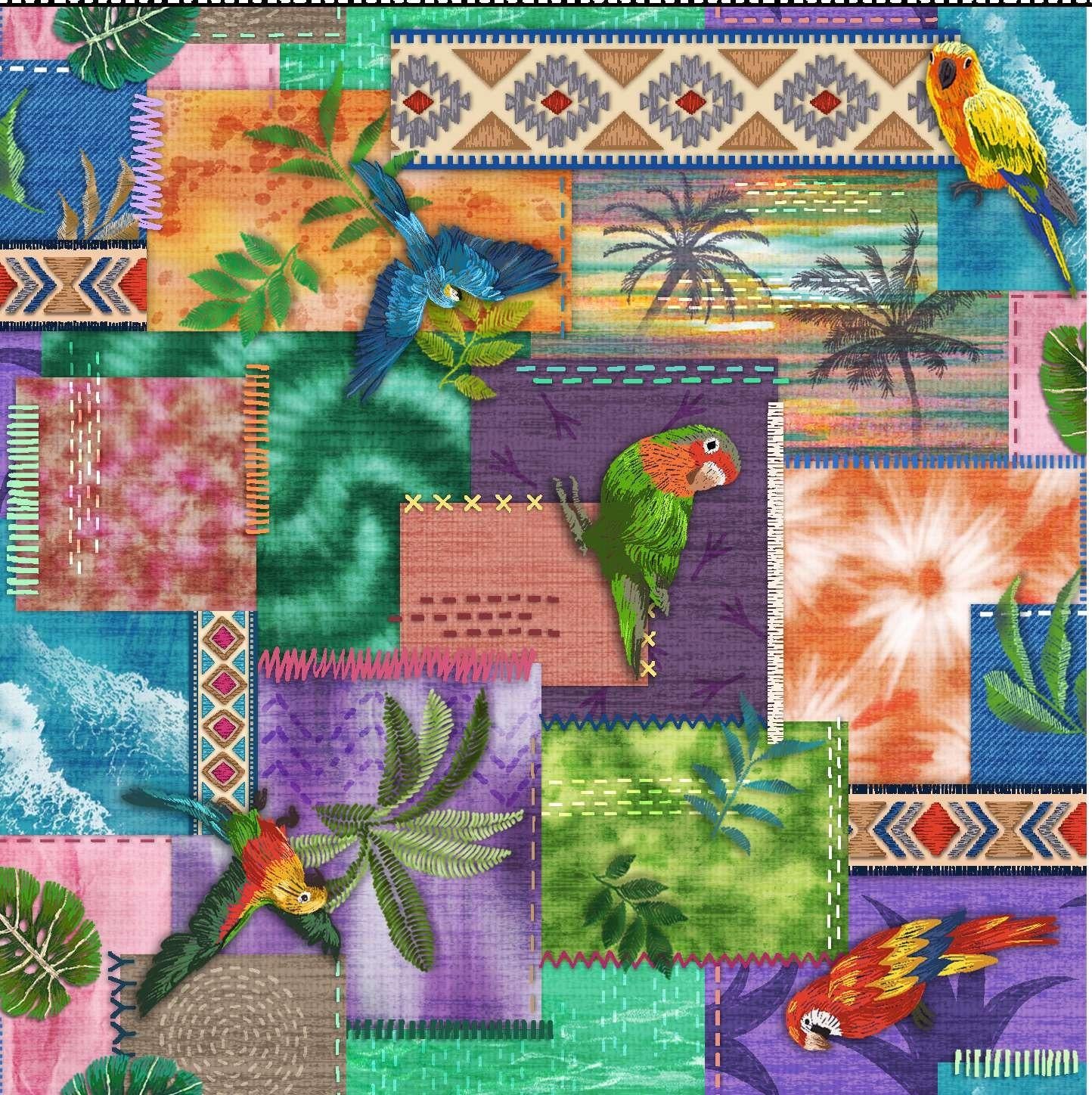Parrot_Isle-Parrot_Patch_OA597261_Cotton_Fabric
