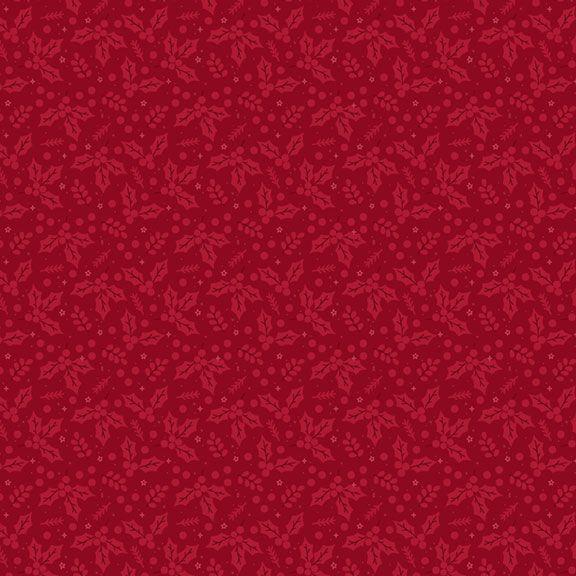 Peppermint_Pine-Holly_Crimson_R791914D-CRIMSON_Cotton_Fabric
