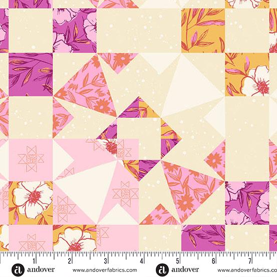 Petals_Stitches_-_Fandango_Garden_Blocks_A-1573-E_Cotton_Fabric