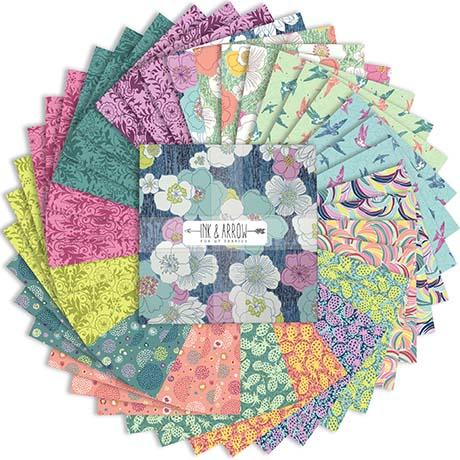 Precut_10_Squares-Flora_10SQ-FLRA_Precut_Cotton_Fabric