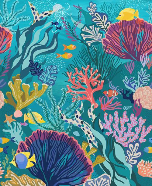 Reef-36_Panel_27349-11_Cotton_Fabric