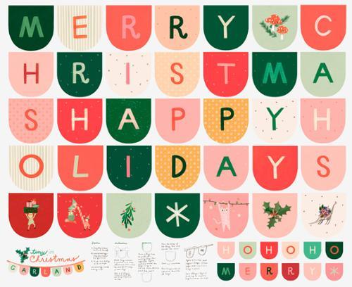 Tiny_Christmas-36_Panel_Snow_37138-11_Cotton_Fabric