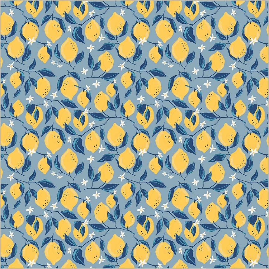 Villa_Sol-Lemons_Sea_Blue_55229-2_Cotton_Fabric
