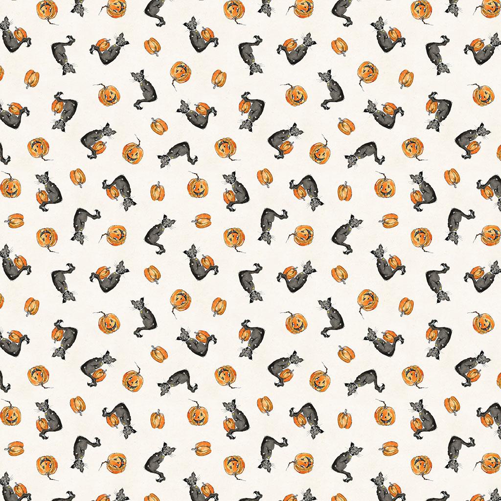 Witch_s_Tale-Cats_Light_Cream_Y4792-2_Cotton_Fabric