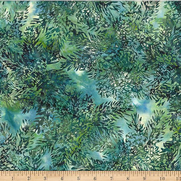 Woodland_Batiks-Pine_Cones_Chamomile_MR60-418_Cotton_Fabric